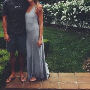 Grey maxi dress